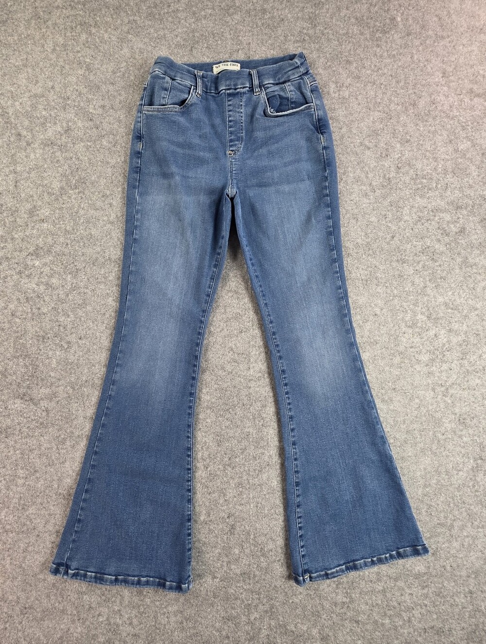 We The Free Free People CVRY Infinite Flare Pull On Jeans Jegging Med